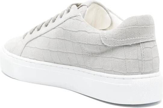 Hide&Jack Krokodilreliëf Lage Sneakers