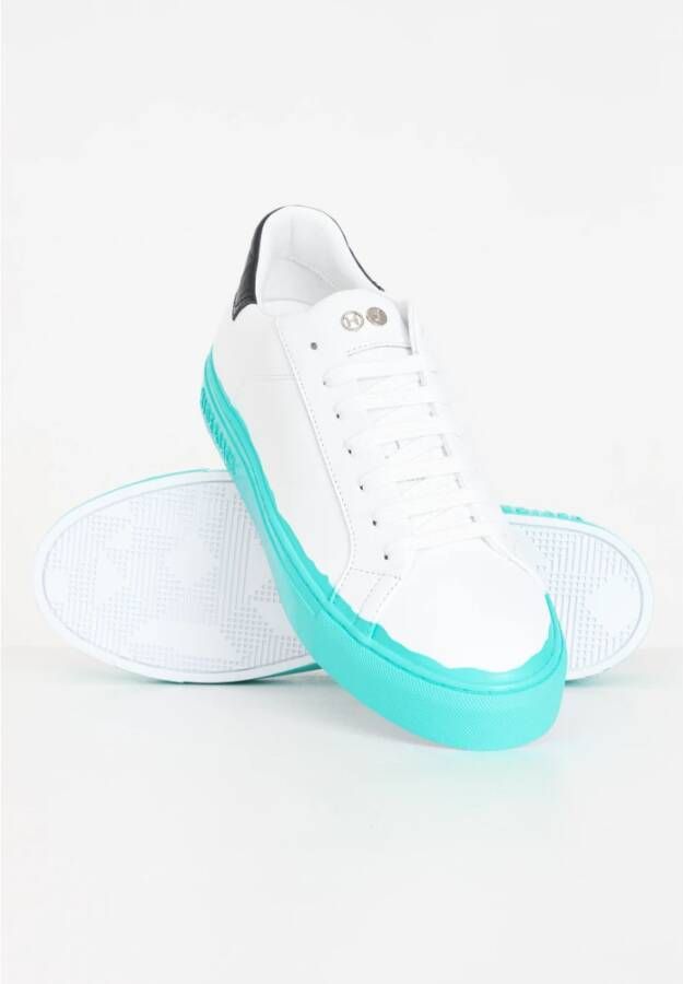 Hide&Jack Wit Zwart Aqua Sneakers White Heren