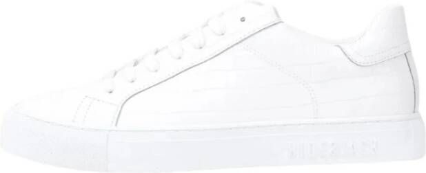 Hide&Jack Witte Sneakers met Strakke Lijnen