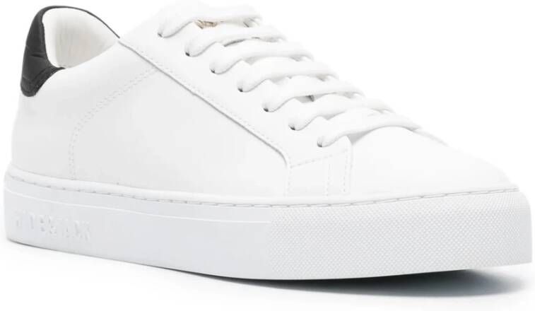 Hide&Jack Zwart Wit Lage Top Sneaker White Heren