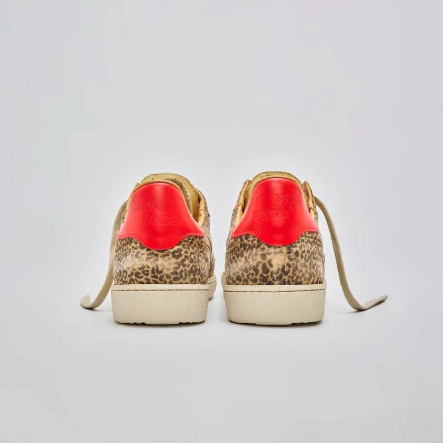 Hidnander Dierenprint Sneakers Brown Dames
