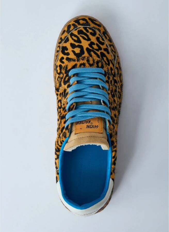 Hidnander Leopard Print Low-Top Sneakers