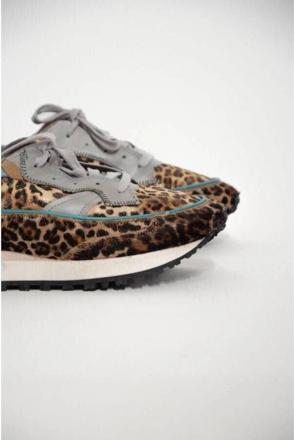 Hidnander Leopard Threedome Running Sneakers