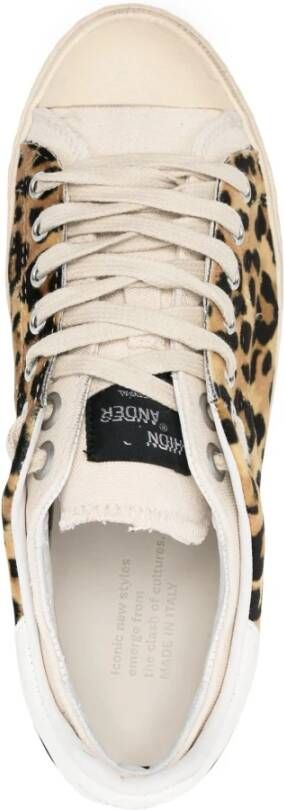 Hidnander Luipaardprint Lage Sneakers