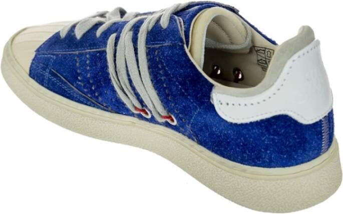 Hidnander Stijlvolle Stripeless Denim Sneakers voor vrouwen Blauw Dames