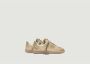 Hidnander Retro Leren Sneakers Yellow Dames - Thumbnail 7