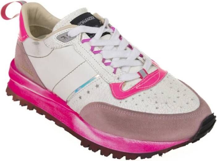 Hidnander Stijlvolle Tenkei Track Edition Sneakers Roze Dames