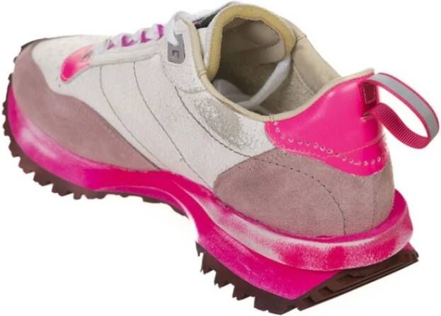 Hidnander Stijlvolle Tenkei Track Edition Sneakers Roze Dames