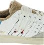 Hidnander Streeploze Sneakers voor vrouwen White Dames - Thumbnail 4