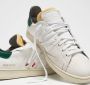 Hidnander Klassieke Striploze Sneakers voor Mannen White Heren - Thumbnail 3