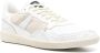 Hidnander Witte Leren Sneakers Veters Rubberen Zool - Thumbnail 2