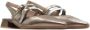 Hispanitas Gouden Metallic Ballet Flats Vrouwen Yellow Dames - Thumbnail 4