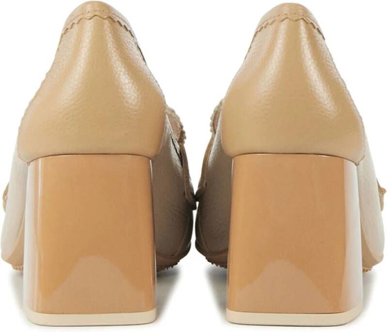 Hispanitas Beige Combi Pumps Multicolor Dames