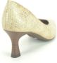 Hispanitas Beige Kantprint Puntige Neus Pump Beige Dames - Thumbnail 2