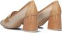 Hispanitas Pumps Stiletto Dames Damesschoenen Leer hoogte CHV243453 Beige combi - Thumbnail 3