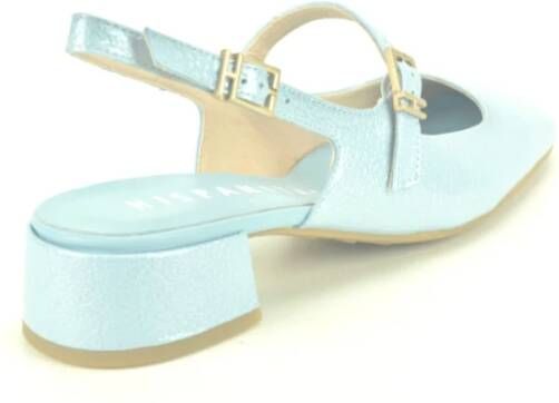 Hispanitas Blauwe Kant Vintage Stijl Schoenen Blue Dames