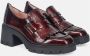 Hispanitas Leren Mocassins met Franjes Red Dames - Thumbnail 2