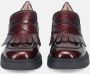 Hispanitas Leren Mocassins met Franjes Red Dames - Thumbnail 3