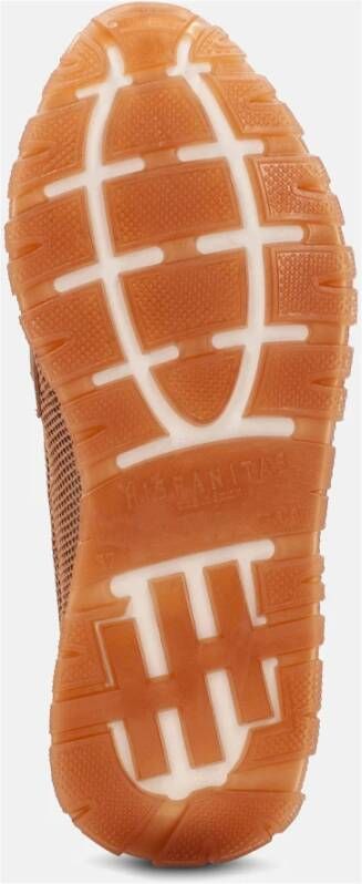 Hispanitas Bruine leren casual mocassin schoenen