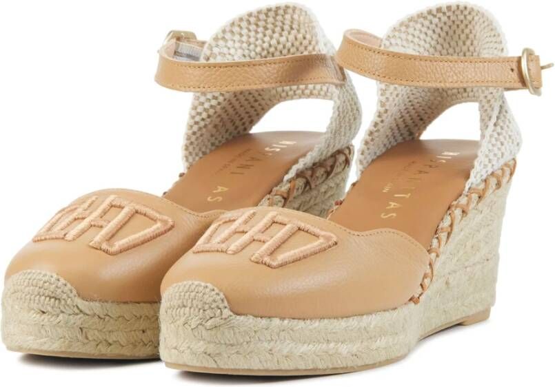 Hispanitas Cognac Espadrilles Brown Dames