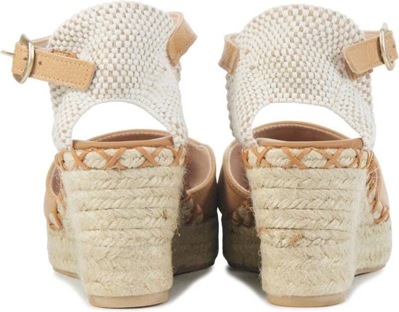 Hispanitas Cognac Espadrilles Brown Dames