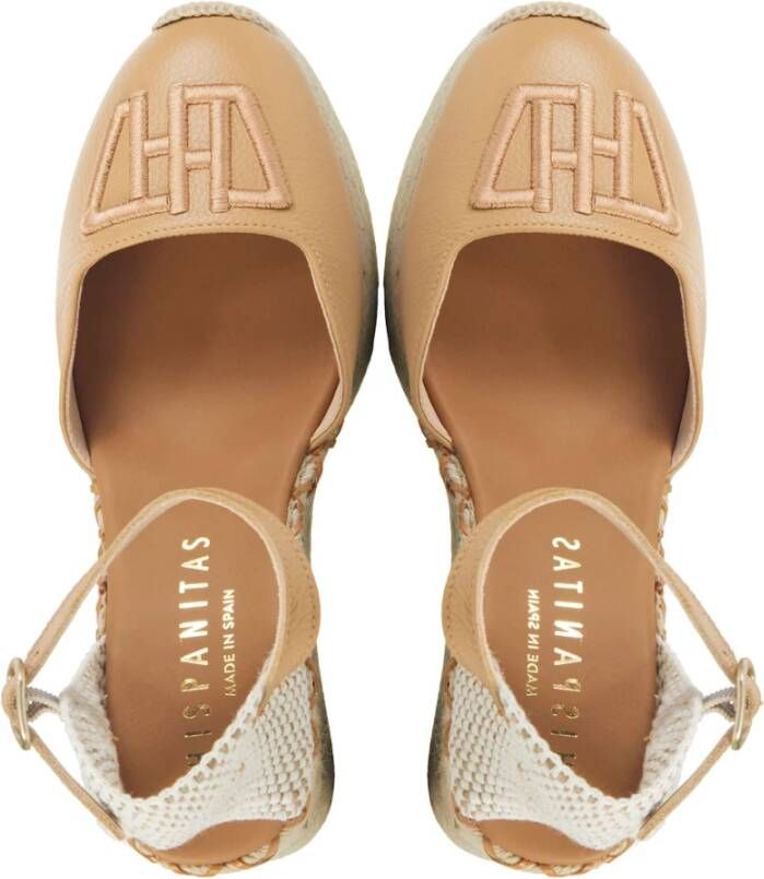 Hispanitas Cognac Espadrilles Brown Dames