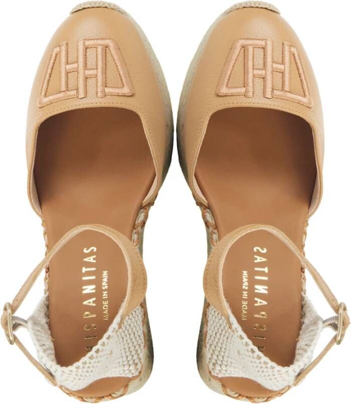 Hispanitas Cognac Espadrilles Brown Dames