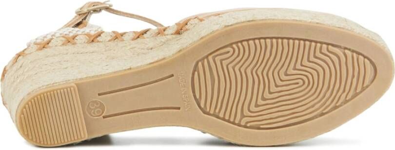 Hispanitas Cognac Espadrilles Brown Dames