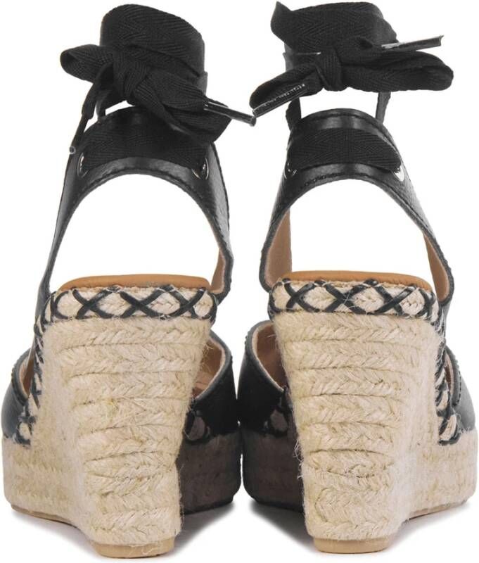 Hispanitas Espadrilles Zwart Black Dames