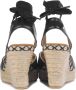 HISPANITAS Espadrilles Dames Hv243382 Maat: 38 Materiaal: Leer Kleur: Zwart - Thumbnail 3
