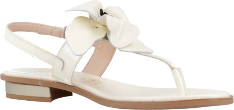 Hispanitas Flat Sandals White Dames