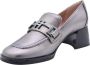 Hispanitas Metallic grijze Milan mocassin schoen Gray Dames - Thumbnail 8