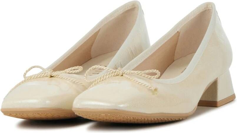 Hispanitas Gebroken witte ballerinas White Dames