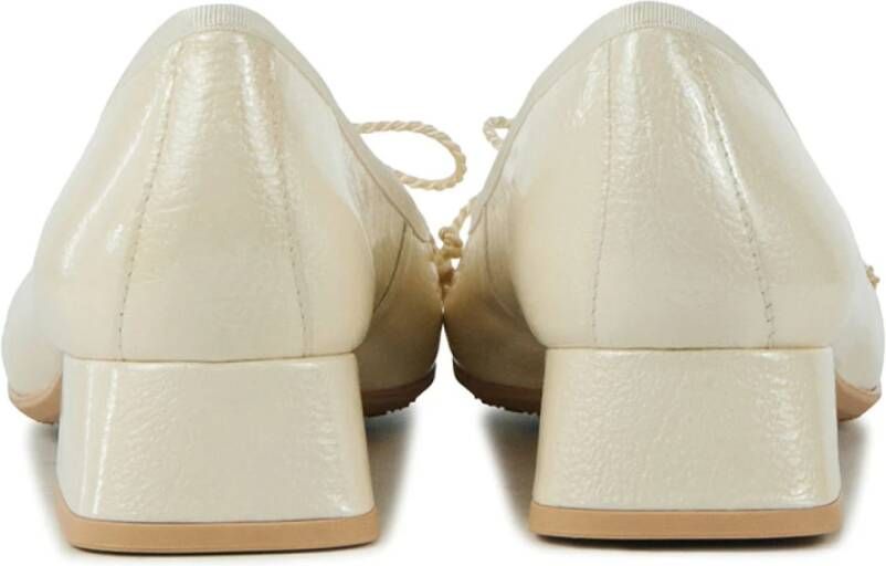 Hispanitas Gebroken witte ballerinas White Dames