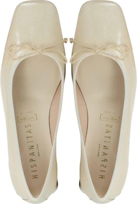 Hispanitas Gebroken witte ballerinas White Dames