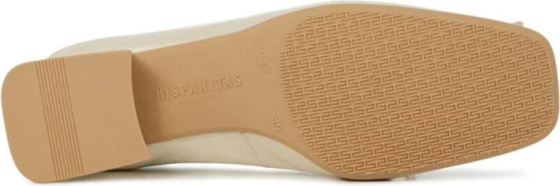 Hispanitas Gebroken witte ballerinas White Dames