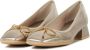 Hispanitas Ballerina's Dames Damesschoenen Leer HV243466 met Goud - Thumbnail 3