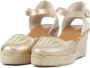 HISPANITAS Espadrilles Dames Hv243449 Maat: 36 Materiaal: Leer Kleur: Goud - Thumbnail 3