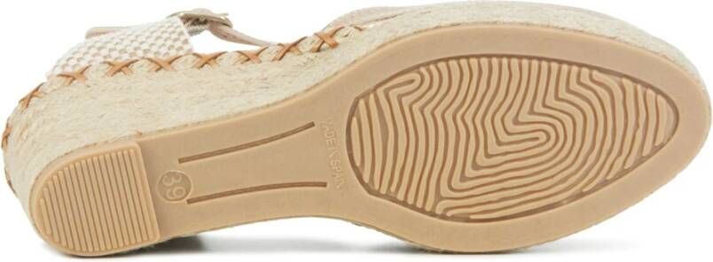 Hispanitas Gouden Espadrilles Yellow Dames