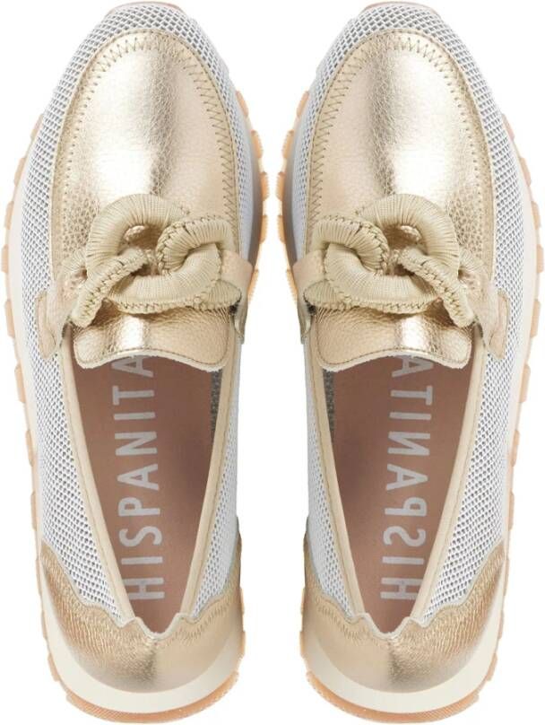 Hispanitas Gouden Instapschoenen Multicolor Dames