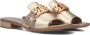 HISPANITAS Slippers Dames Hv243268 Maat: 36 Materiaal: Leer Kleur: Goud - Thumbnail 2