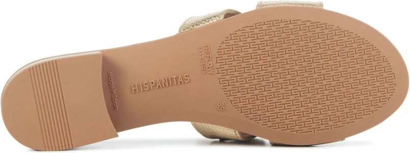 Hispanitas Gouden Pantoffels Yellow Dames