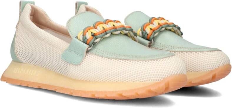 Hispanitas Groene Instap Schoenen voor Dames Multicolor Dames