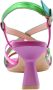 Hispanitas Multi Color Leren Jurk Sandalen Multicolor Dames - Thumbnail 9
