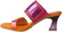 Hispanitas Dames Slippers Greta Multi Colour Oranje - Thumbnail 3