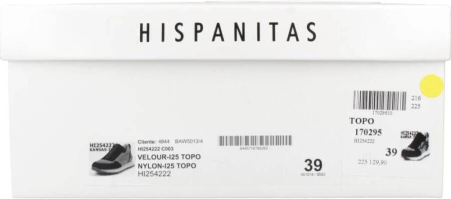 Hispanitas Zwarte Suède High Top Sneakers