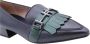 HISPANITAS Instappers Dames Hi243590 Maat: 36 Materiaal: Leer Kleur: Blauw - Thumbnail 8