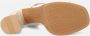 Hispanitas Leren hoge hak sandalen met platform Beige Dames - Thumbnail 5