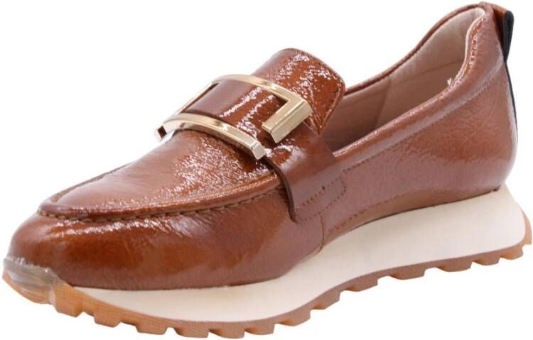 Hispanitas Marvat Loafer Schoenen Brown Dames