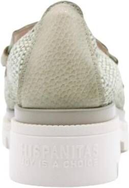 Hispanitas Stijlvolle Media Loafers voor Vrouwen Green Dames